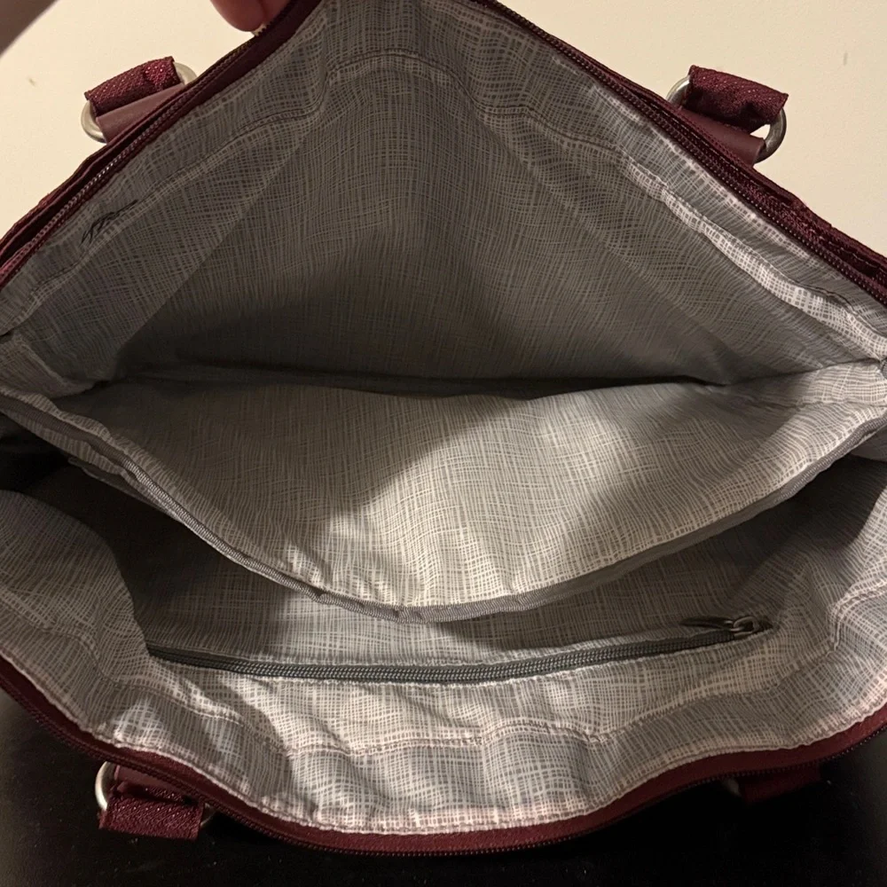 RICARDO BRAND‎ BURGUNDY LAPTOP COMPUTER BAG